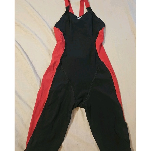 Speedo Other - Speedo Women's Powerplus Solid Kneeskin Swimsuit Swimsuit Competitive EUC 8/34
